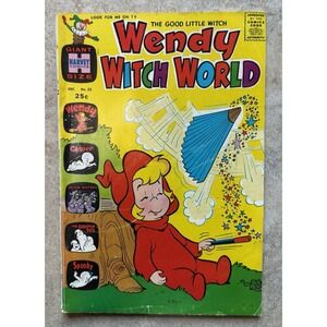 Wendy Witch World #22 Casper Spooky Ghostly Trio Giant Silver 25c 1967 Harvey